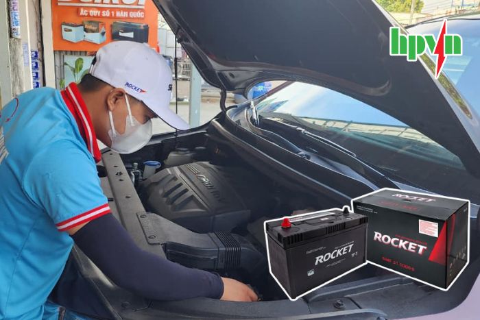 Thay ắc quy Rocket tại HPVN 
