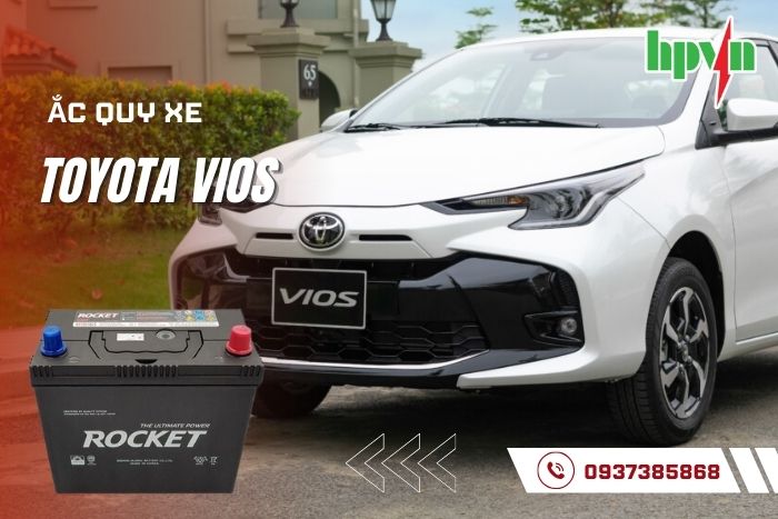 Ắc Quy Xe Toyota Vios Dùng Loại Nào? Hướng Dẫn Chọn Đúng Bình