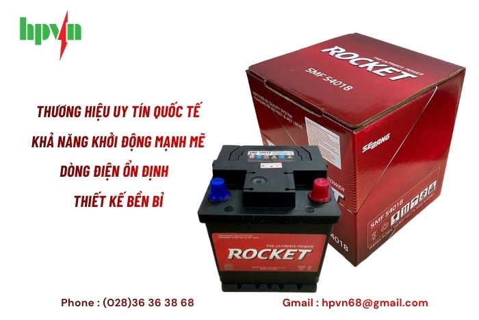 B&igrave;nh ắc quy Rocket c&oacute; nhiều ưu điểm nổi bật&nbsp;