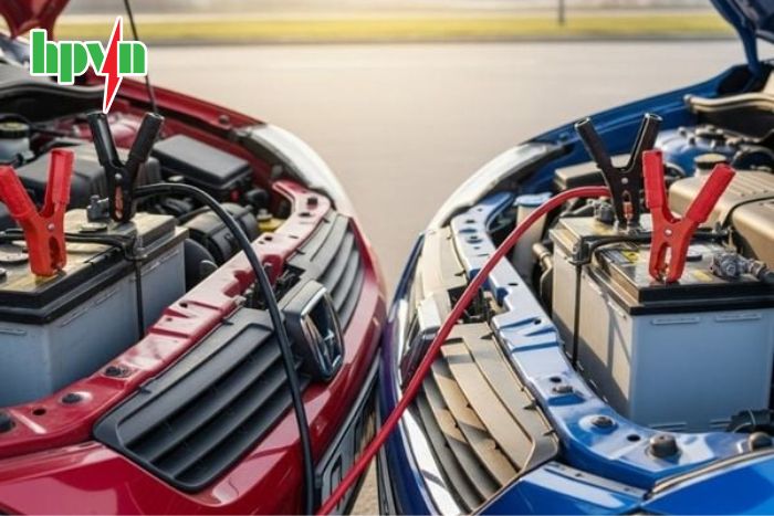 C&acirc;u b&igrave;nh ắc quy &ocirc; t&ocirc; từ một xe &ocirc; t&ocirc; kh&aacute;c 