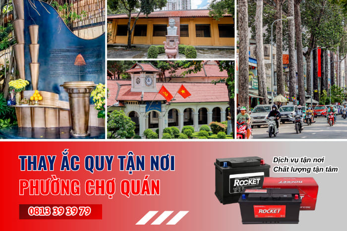 Thay Ắc Quy Rocket Chợ Quán Chính Hãng - Hỗ Trợ Tận Nơi Giá Tốt