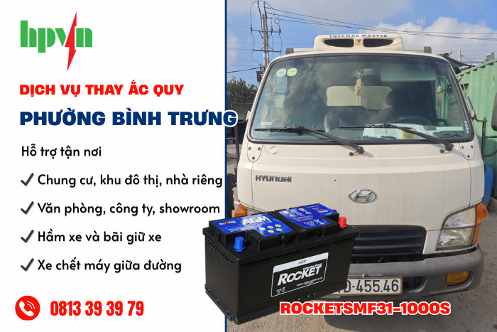 Ch&uacute;ng t&ocirc;i hỗ trợ thay ắc quy tận nơi tại phường B&igrave;nh Trưng 